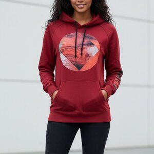 💥3/$25💥American Eagle Outfitters Lightweight Sweatshirt Hoodie Burgundy Size L